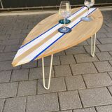 Surf coffee table | hairpin feet