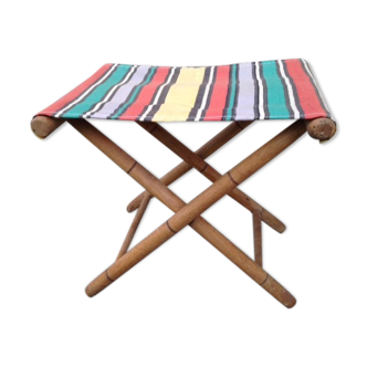 Tabouret pliant des années 50