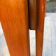 Afra and Tobia Scarpa wood and smoked glass coffee table