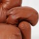 Brown leather 3-seater sofa Coronado by Tobia Scarpa for B&B Italia, Italy ca. 1960