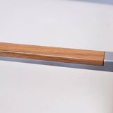 Bert Plantegie White Leather reclining Armchairs .