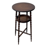 Vintage turned wooden gueridon from the 60s.