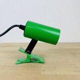 70s green clamp spot light