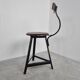 Vintage industrial stool, 1950s