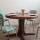 Baumann extendable round table