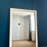 Miroir de cheminée ancien 181cm/125,5cm glace au mercure