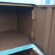 Old metal workshop furniture original turquoise patina