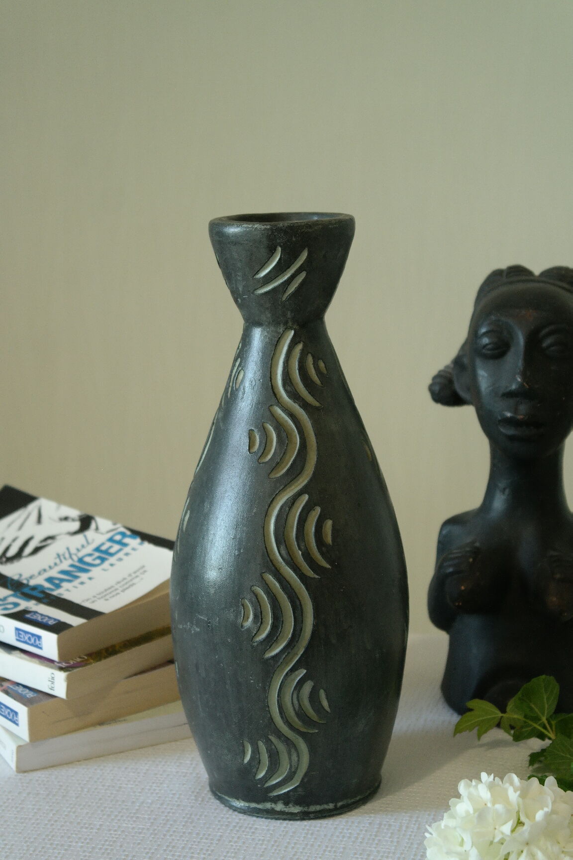 Ceramic vase GERUNDA SPAIN vintage brutalist