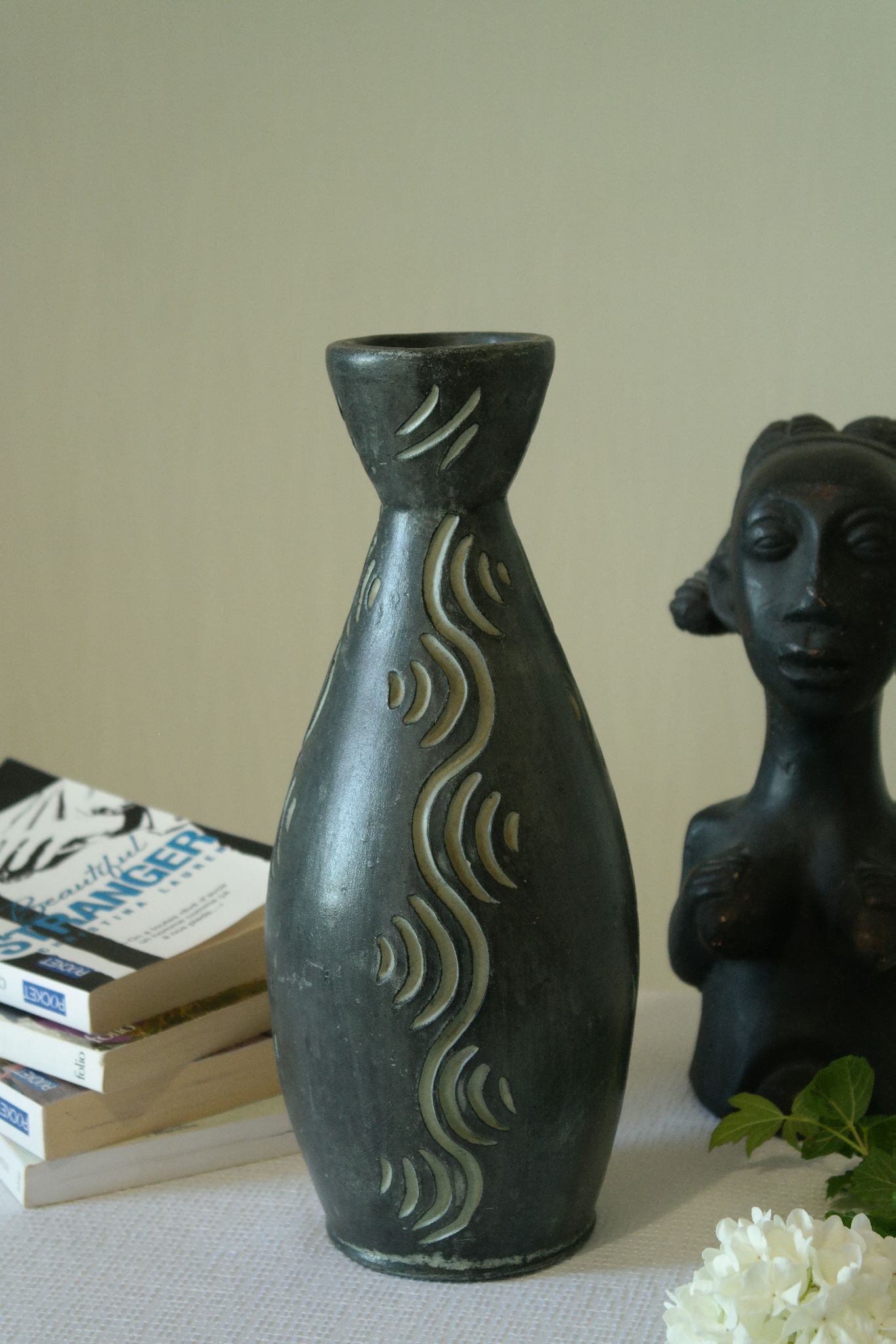 Ceramic vase GERUNDA SPAIN vintage brutalist