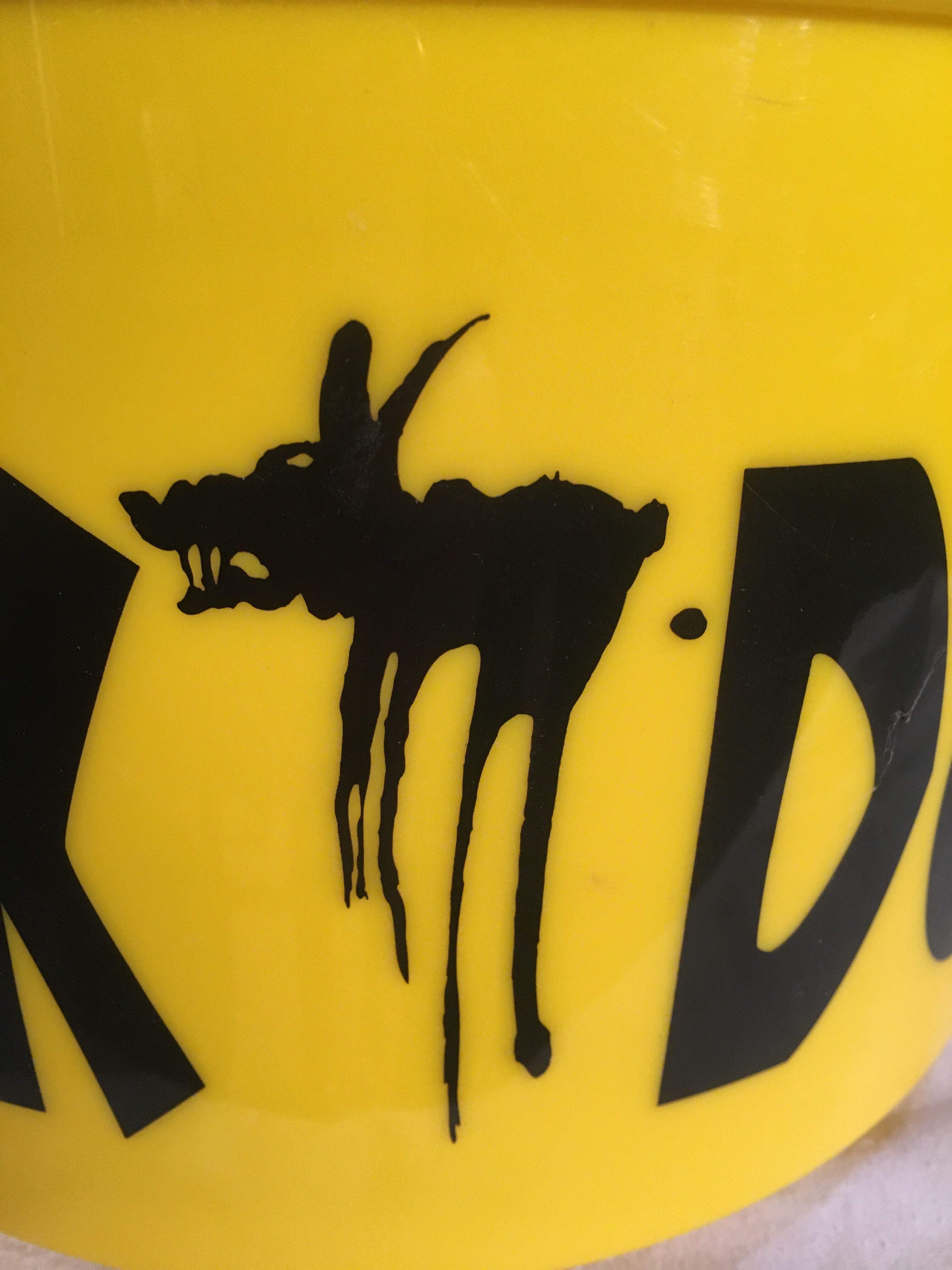 Advertising ice cube tray "Dark Dog"