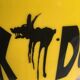 Advertising ice cube tray "Dark Dog"