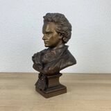 Buste Beethoven régule d'après Gaston Leroux