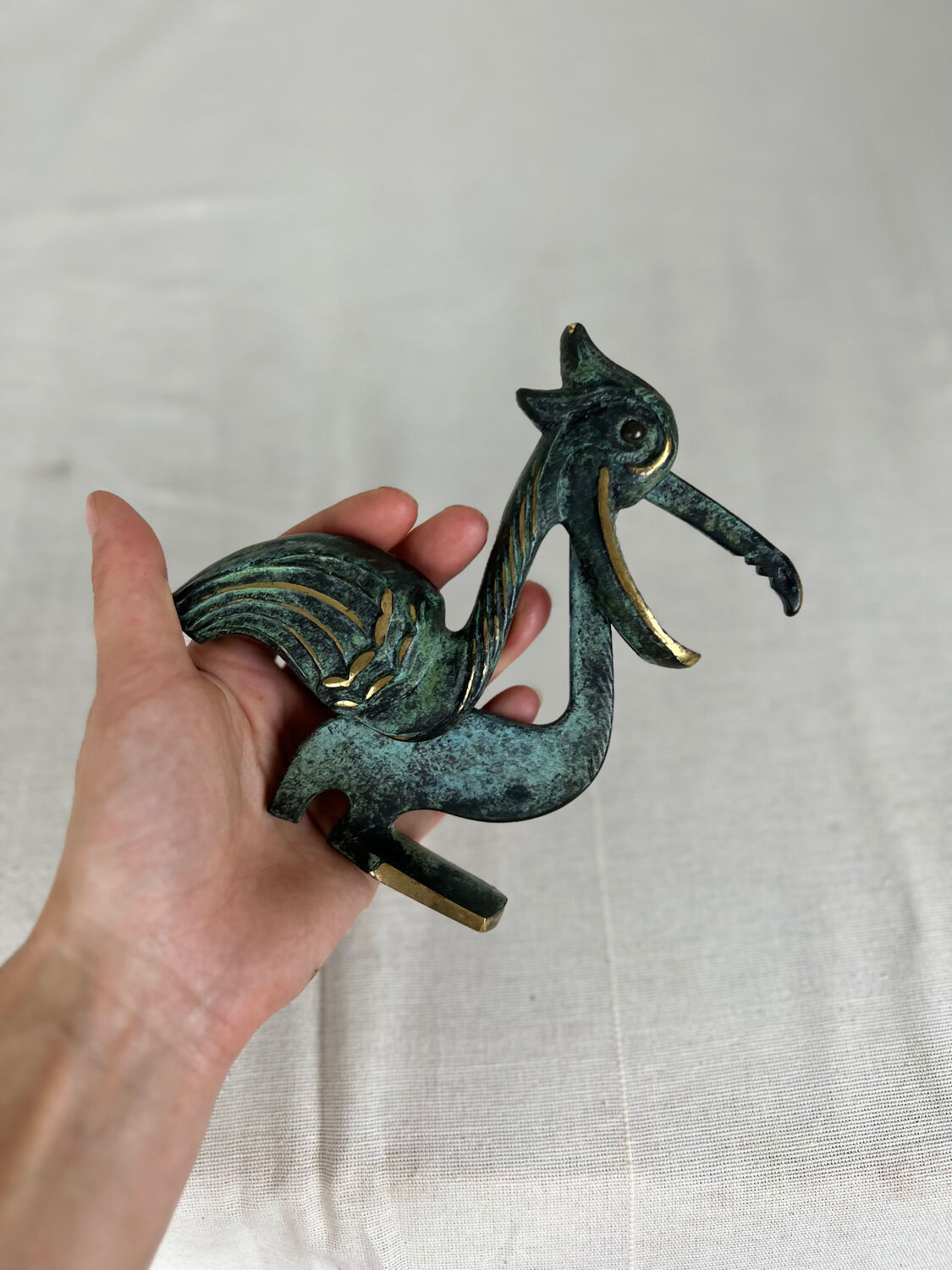 Brass pelican