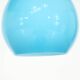 Italian pendant light in blue opaline