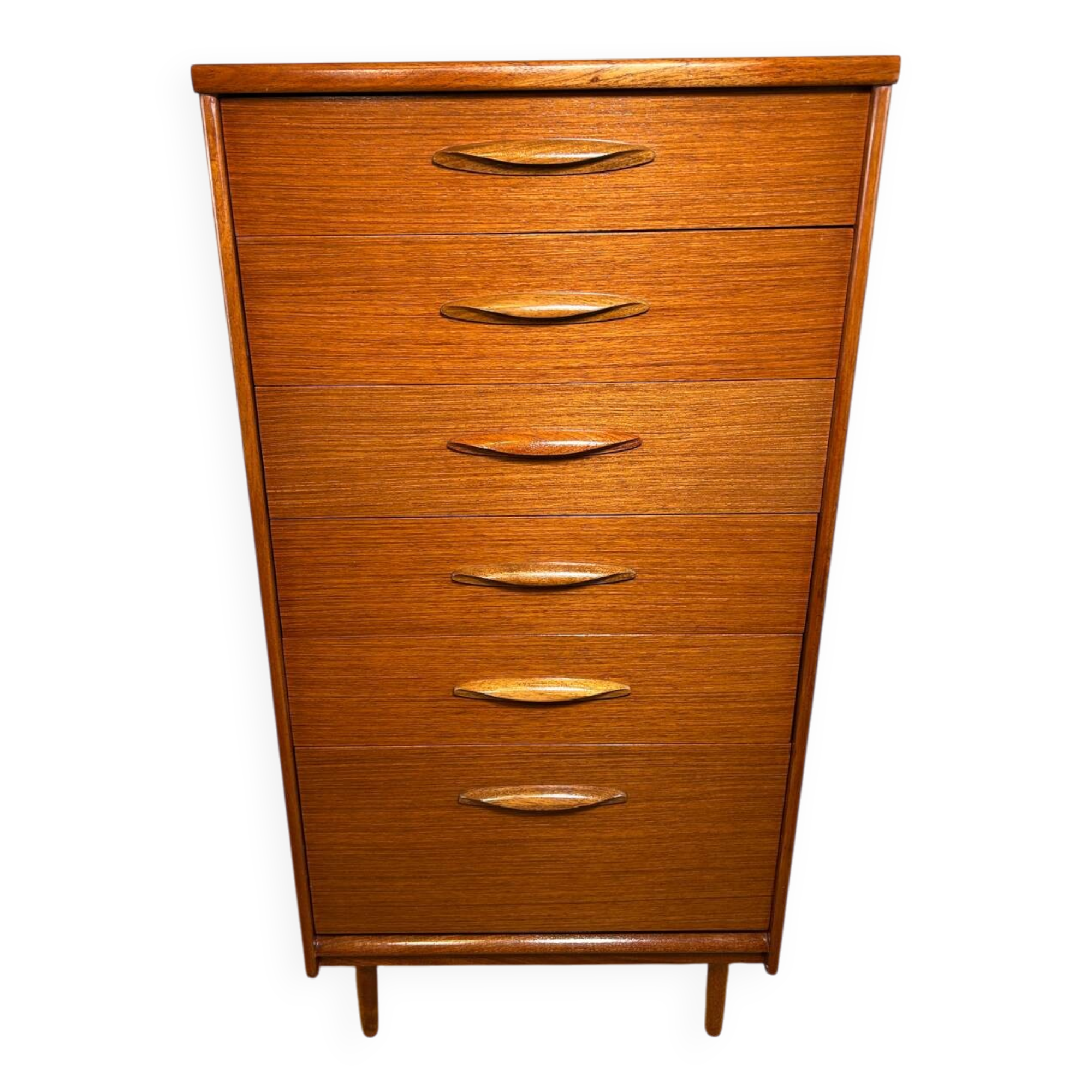 Mid-Century Retro Teak Chest of Drawers by Austinsuite – 1960s Danish Desig