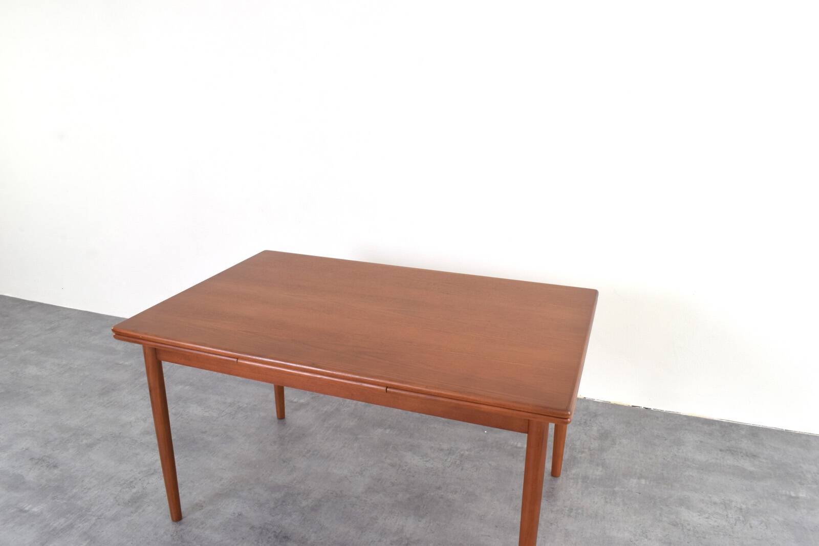 Mid-Century Danish Extendable Teak Dining Table from Rogenstrup Möbelfabrik