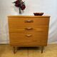 Mid-Century Retro Vintage Teak Chest of Drawers by Austinsuite 1960  Compac