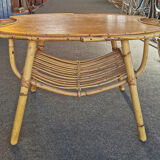 Rattan coffee table