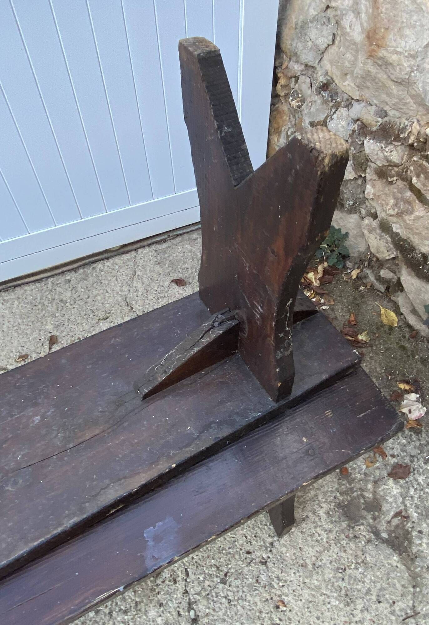 300cm solid wood farm bench for rustic farmhouse table 1950