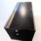 Guido Faleschini's desk for Mariani, black lacquered, 1970s