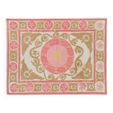 Hand knotted rug, vintage Turkish rug 115x148 cm