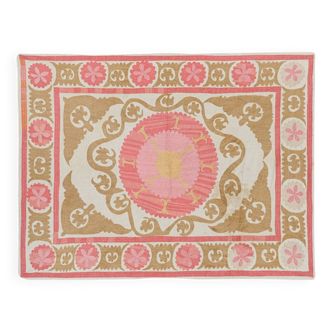 Tapis noué à la main, tapis turc vintage 115x148 cm