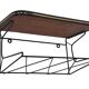 Vintage Floating Wall Shelf with Drawer, Teak String Rack 60's design