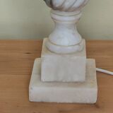 Old marble lamp base