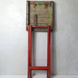 old folding wooden side table