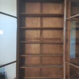 Ancien meuble de pharmacie en angle