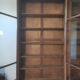 Old pharmacy furniture at an angle