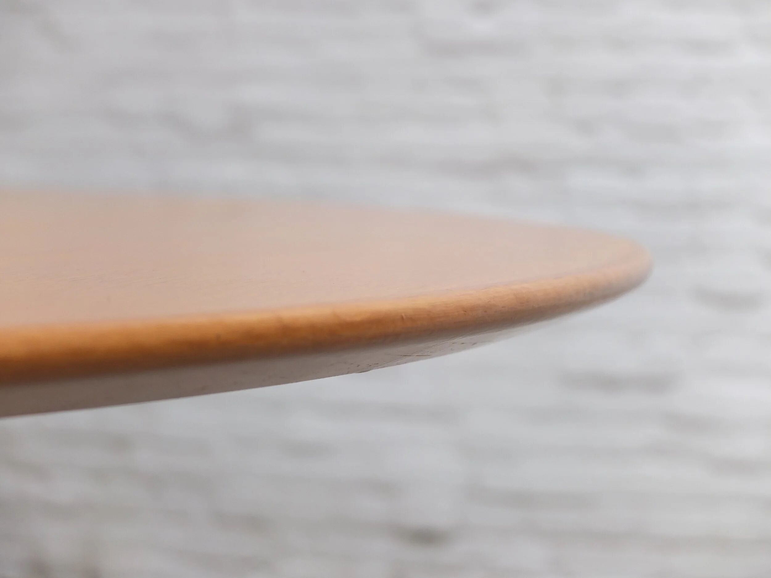 Large 'circular' oak dining table by Arne Jacobsen for Fritz Hansen, 1966