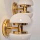 Wall/ceiling lamp in brass model "BAU" by Klaus Michalik, Midcentury.