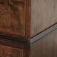 Large antique English oak double chest of drawers from the 18th century