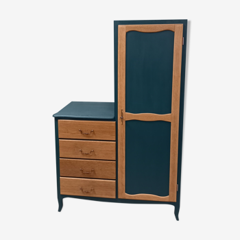 Armoire-commode patinée