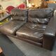 Two-seater leather sofa – Paul Daveluy by Steiner Paris – 1970s
