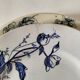 Set of 6 ironstone plates in shades of blue, late 19th to early 20th century.