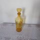 Yellow transparent glass carafe