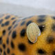 Vintage Italian handmade ceramic Leopard Cheetah sculpture