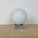 1970 chrome and opaline ball