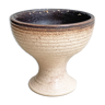 Vintage ceramic diabolo shaped planter / flower pot