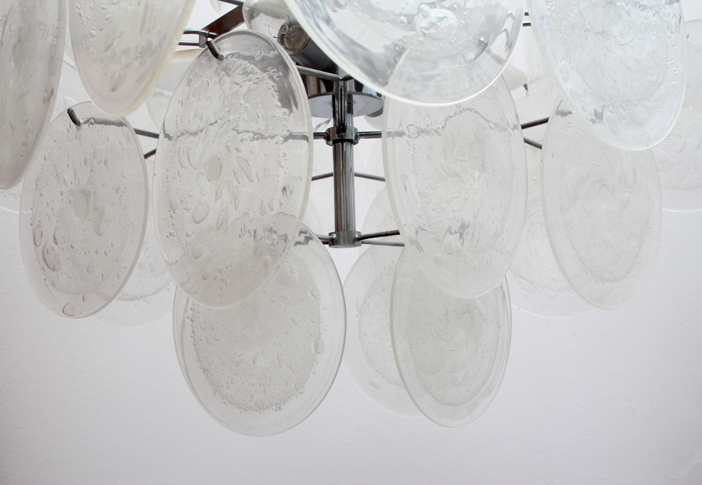 1970s chandelier Murano glass, Gino Vistosi