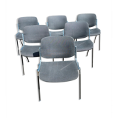 Série de 6 chaises DSC 106 Giancarlo Piretti
