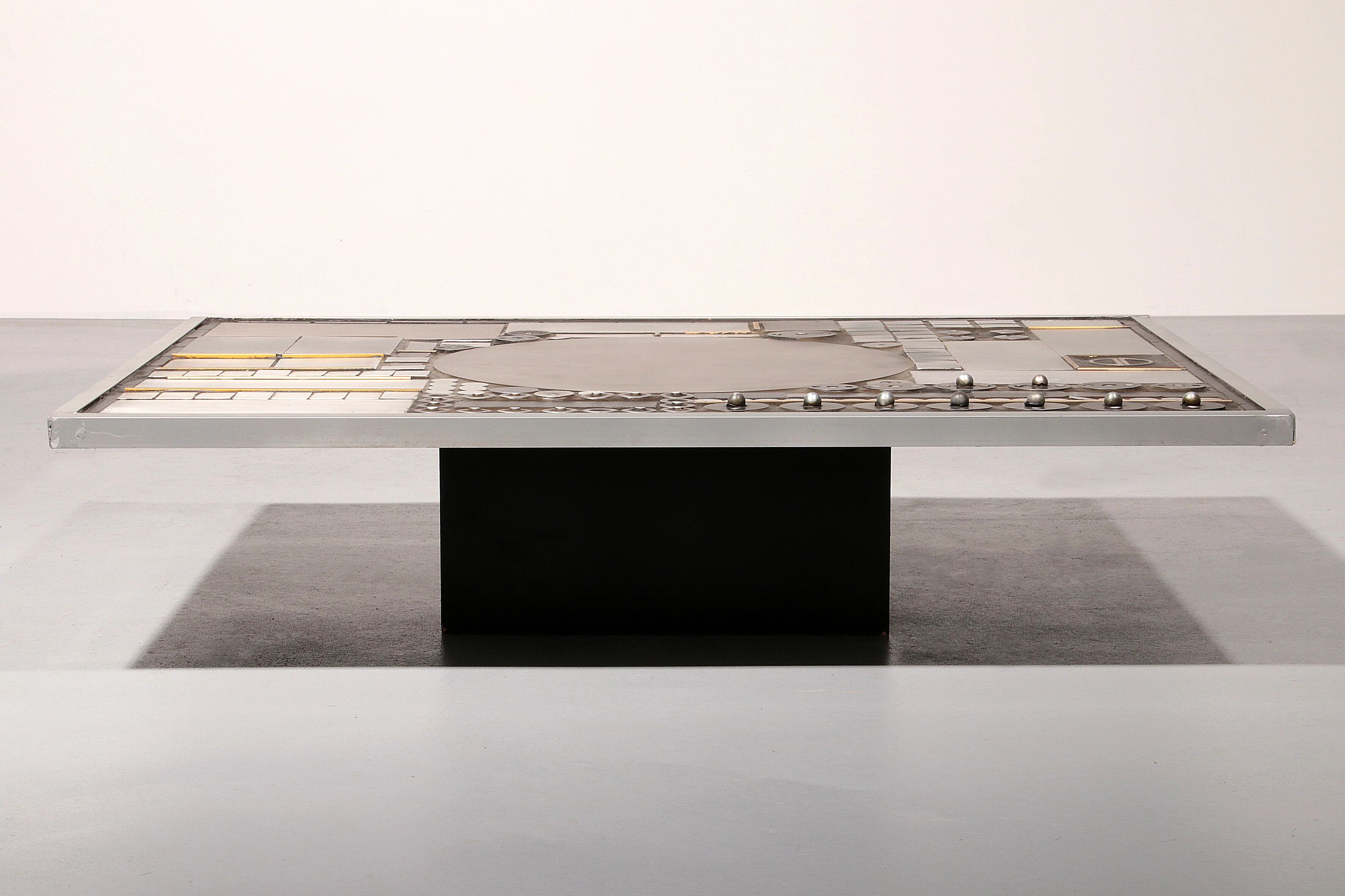 Brutalist coffee table by Raf Verjans