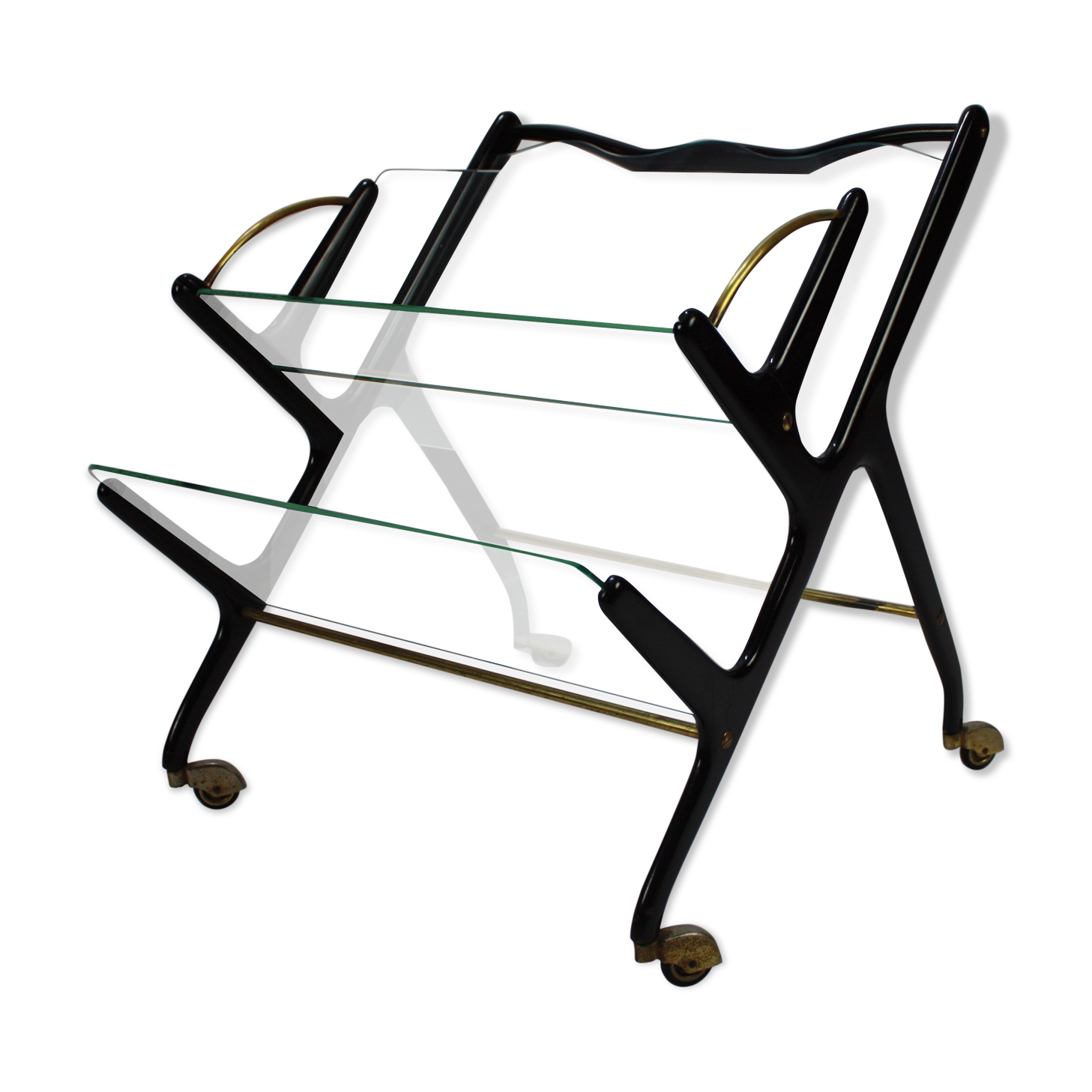 Italian magazine rack, 1950