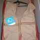 Samsonite red canvas and leather suitcase from the 80s