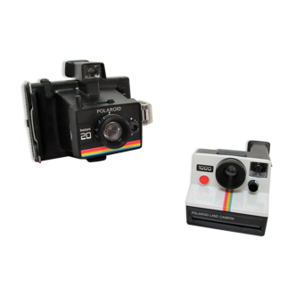 Two Polaroid Instant 20 Land Camera and 1000 aircraft