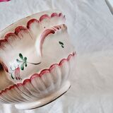 Centre de table ou cache-pot ancien en porcelaine, du 18ème siècle