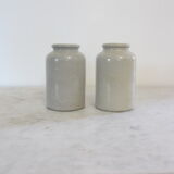 2 pots anciens en grès estampillés turnay paris