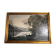 Reproduction painting Corot "the lake of terni"